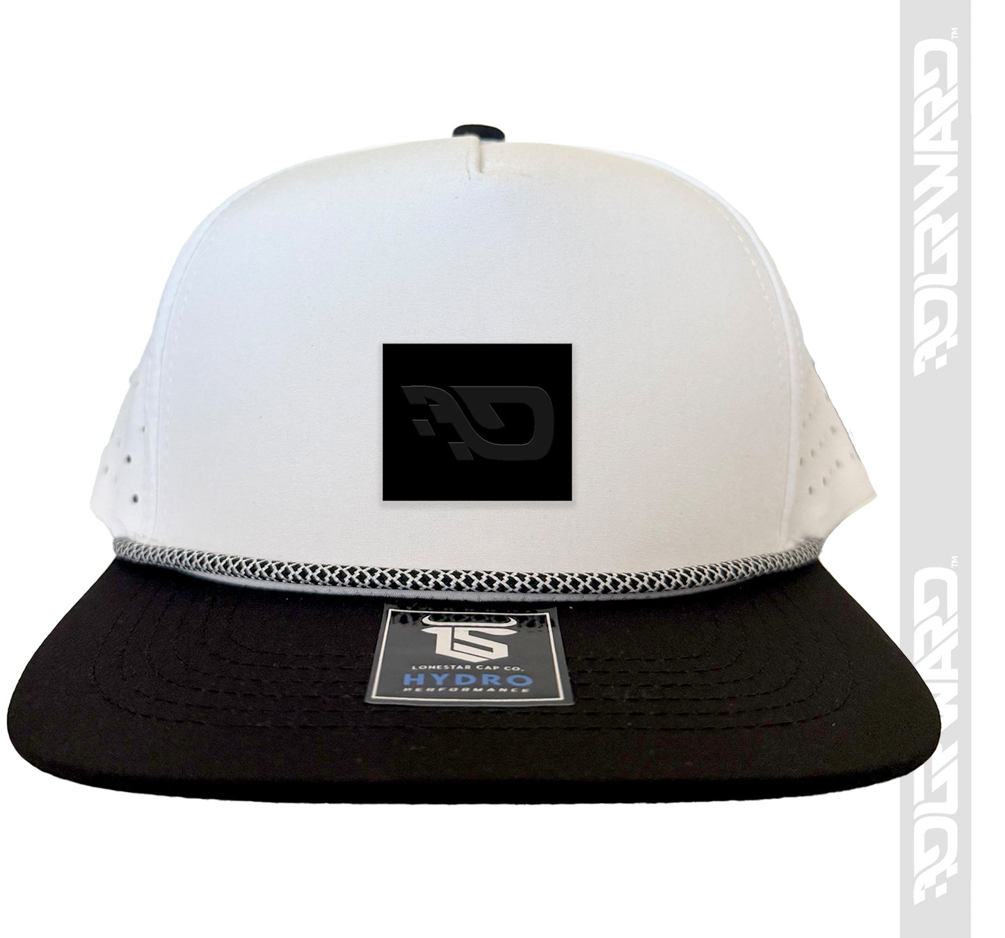 White/Black Performance Rope Hat