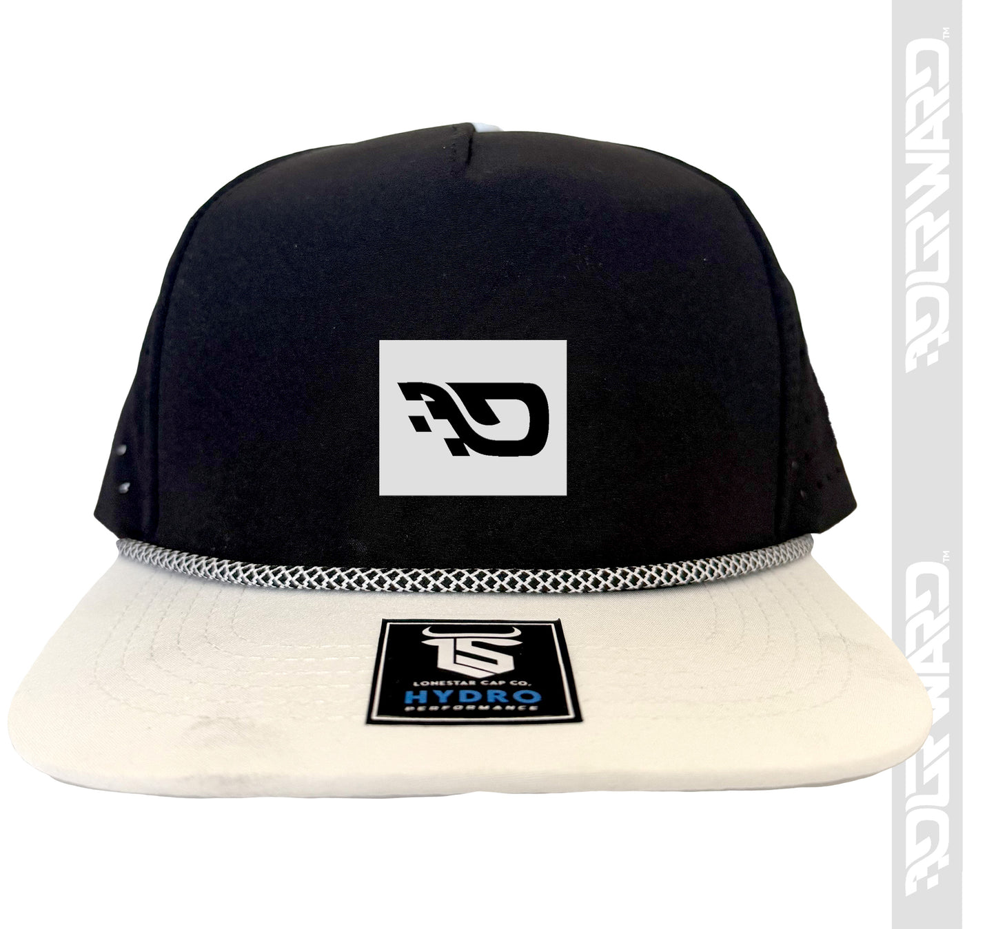 Black/White Performance Rope Hat