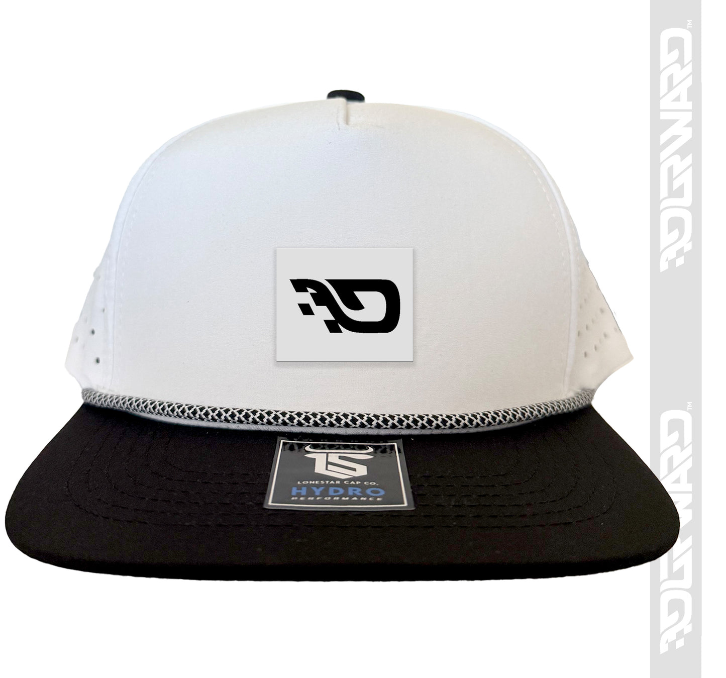 White/Black Performance Rope Hat