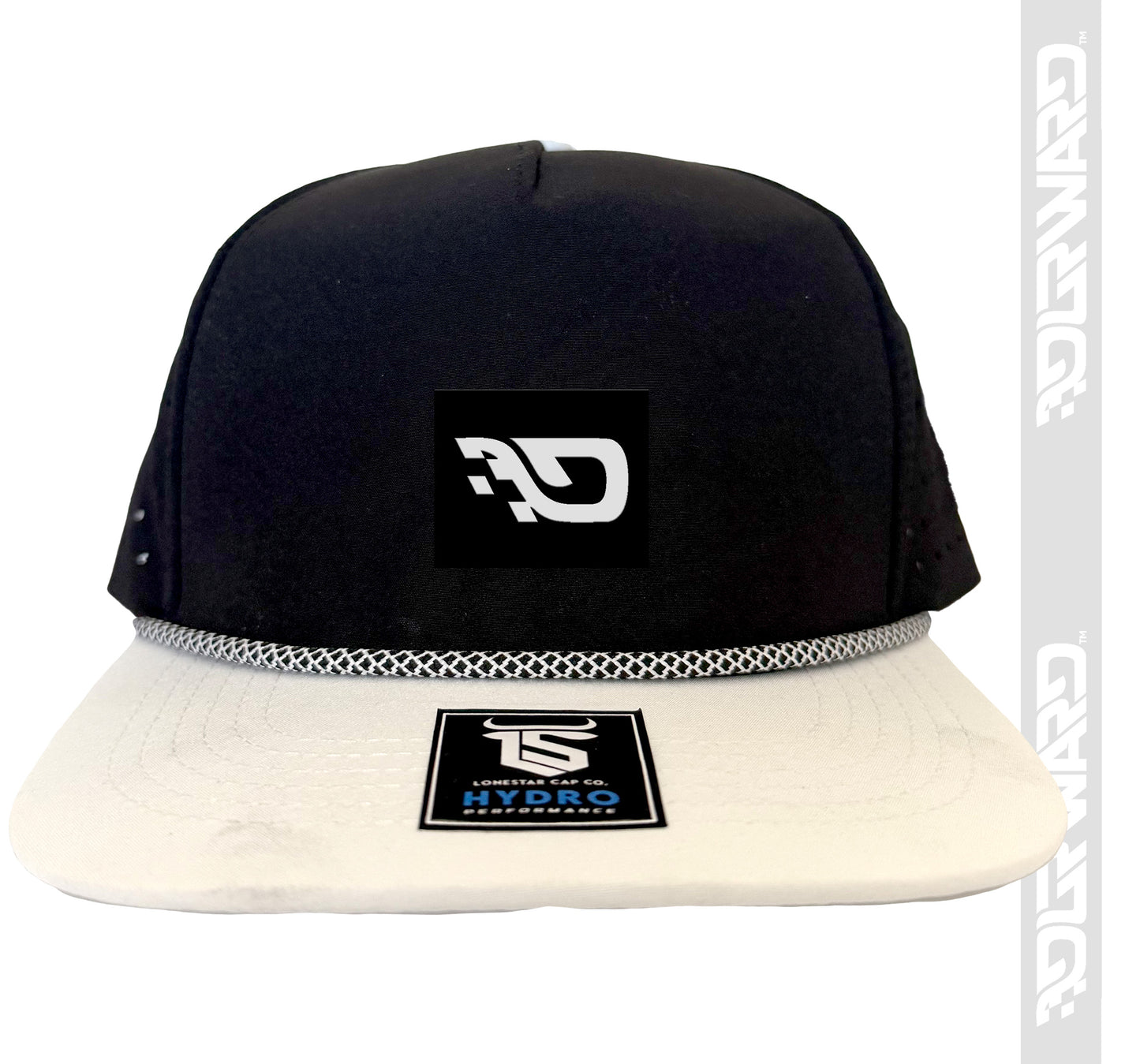 Black/White Performance Rope Hat